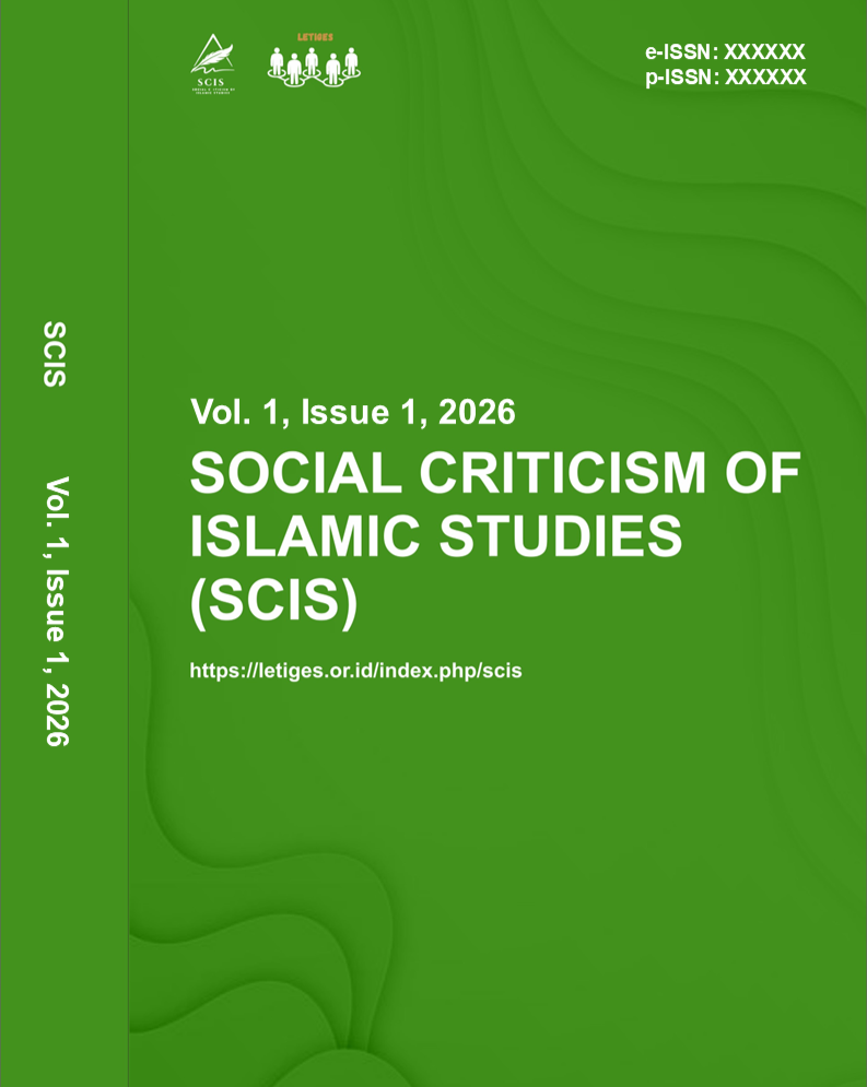 					View Vol. 1 No. 1 (2026): Social Criticism of Islamic Studies
				